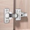 Luokim 2 Pack Inset Soft Close Cabinet Hinges, Frameless European