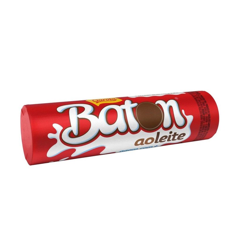 Milk Chocolate 30x0.56oz. - Chocolate ao Leite 30x16g - Baton