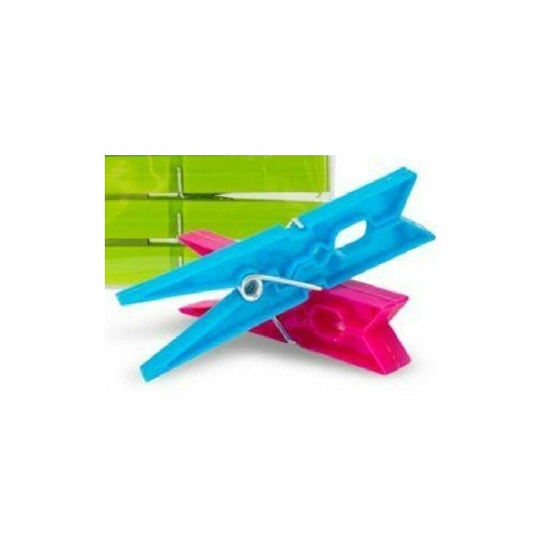 24 Plastic Clothes Jumbo Storm Pegs Laundry Drying Clips Washing