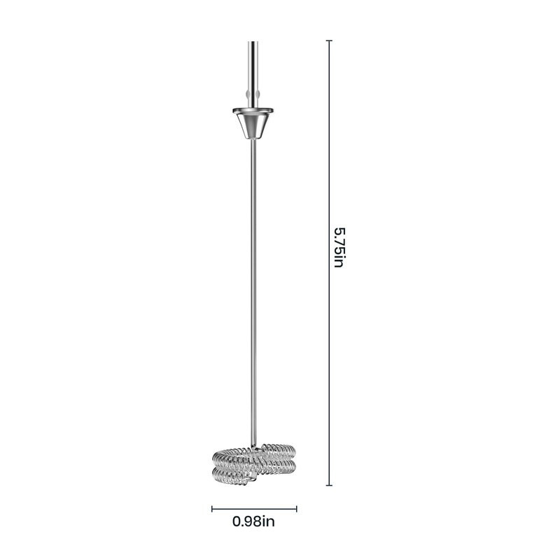 Colarlemo Rechargeable Milk Frother Whisk Rods (2 Pcs)