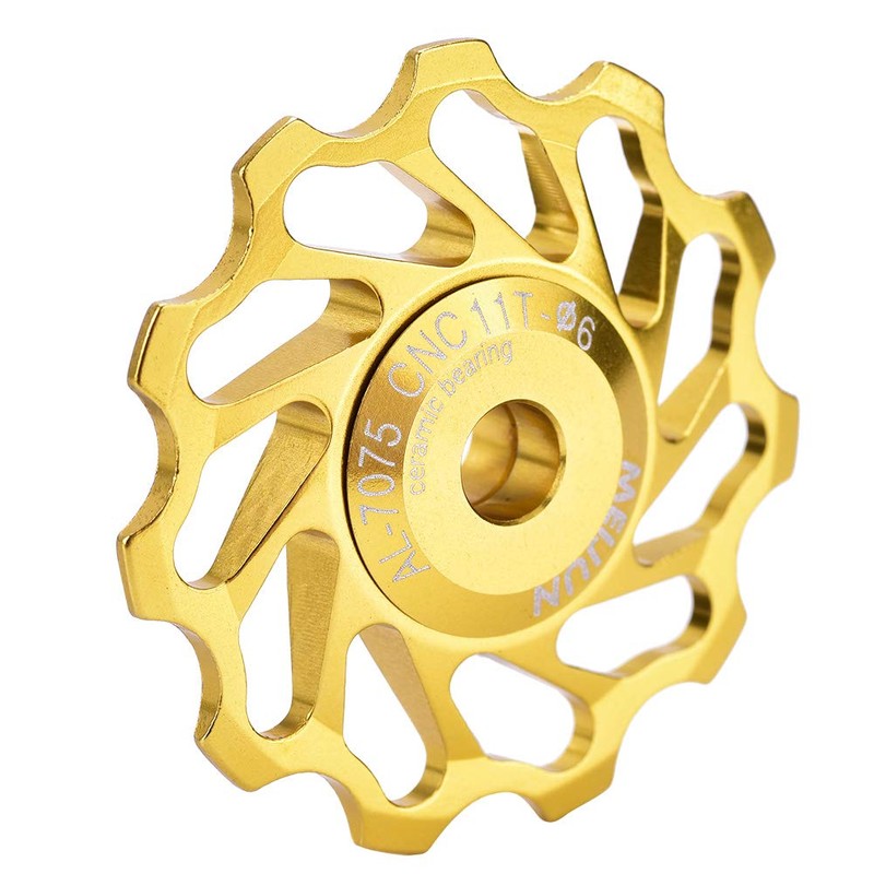Dilwe Rear Derailleur Pulley, 1 Pair Ceramic Bearings Jockey Wheel