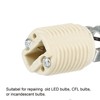PATIKIL G9 Light Base Socket Kit, 4 Set 10 Inch