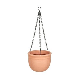 Vasar Hanging Basket Frost-Resistant Diameter 25 cm Height 19 cm Plastic Orange / Terracotta