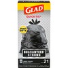 Glad Large 30 Gallon Trash Bags, Unscented Heavy Duty Garbage