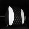 KHGUZ Car Headrest Cover, Soft Leather Dirt-Proof Vehicle Seat Head