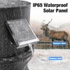 12V Solar Panel Battery Charger for Deer Feeder, 1.7W Waterproof