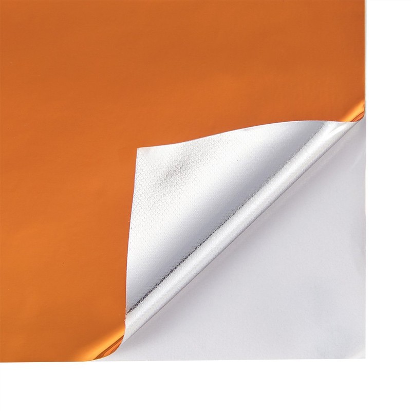 ATMOMO Chrome Mirror Orange Car Vinyl Wrap High Gloss Self-Adhesive