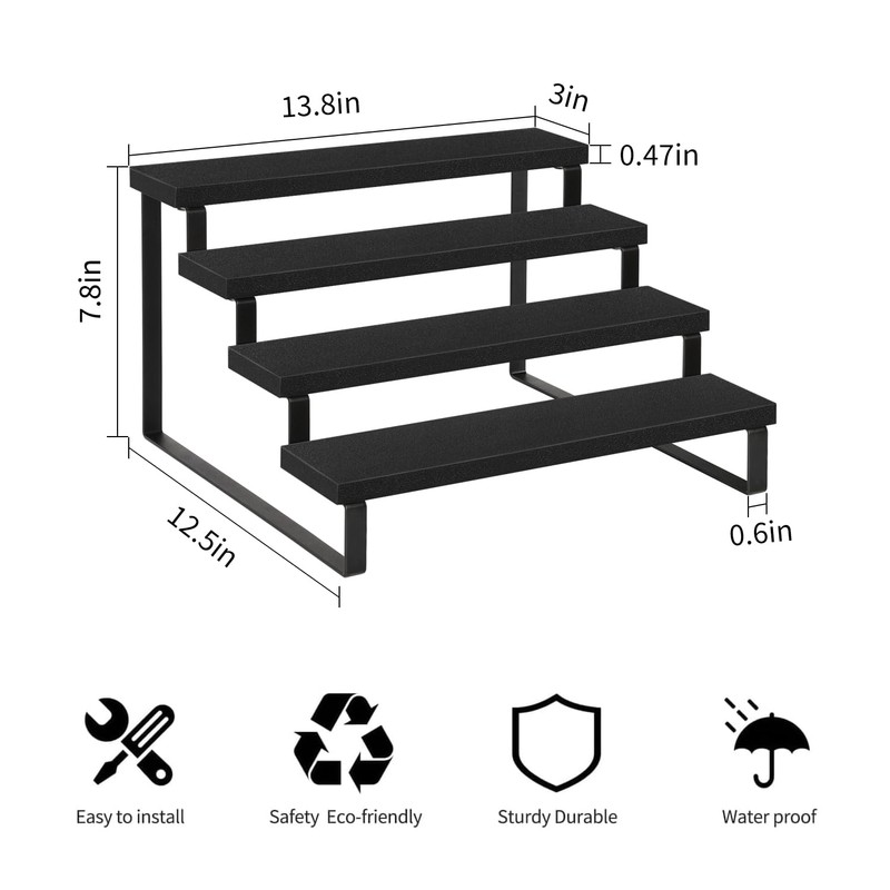 YINMIT Wooden Display Riser Stand, Tiered Perfume and Cologne Organizer