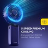 Premium Portable Fan | 5-speed Turbo Airflow | Digital Display