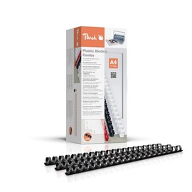Peach PB414-02 14 mm A4 Binding Combs - Black