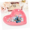 Gadpiparty Simple Yet Stylish Ceramic Jewelry Plate Heart Ring Necklace