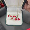 Cherry Jewelry Set – Ring, Necklace and Earrings | Sweet