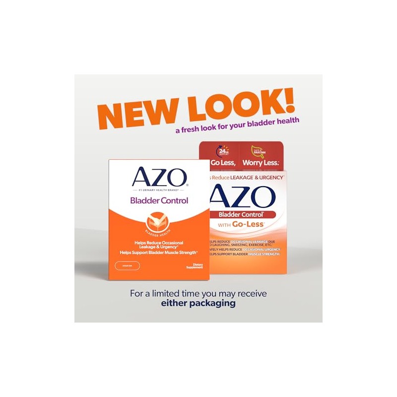 AZO Bladder Control Supplement, 54 Count