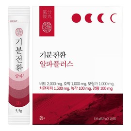Life promise Saengwhal Yaksok Mood Booster Alpha Plus Pills 20p, 110g, 1 pack / 생활약속 기분전환 알파플러스 환 20p, 110g, 1개