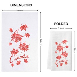 WCGXKO Canada Trip Kitchen Decor Canada Souvenirs Gift Toronto Canadian Merch Canada Honeymoon Gift (Canada Towel CA)