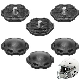 6Pack Football Helmet Thumb Screws Fits for Riddell Speedflex Chinstrap Screws,COITEK Thumb Screws for Speedflex Helmet Chinstrap Stabilization System Effective Protect Head 6Pcs