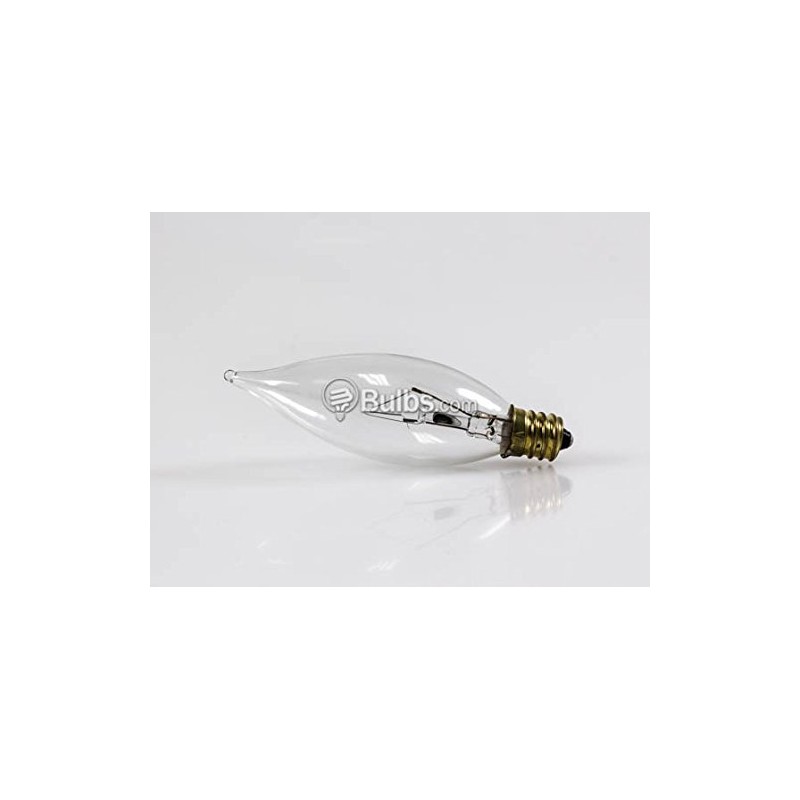 Bulbrite Incandescent CA8 Candelabra Screw Base (E12) Light Bulb, 25