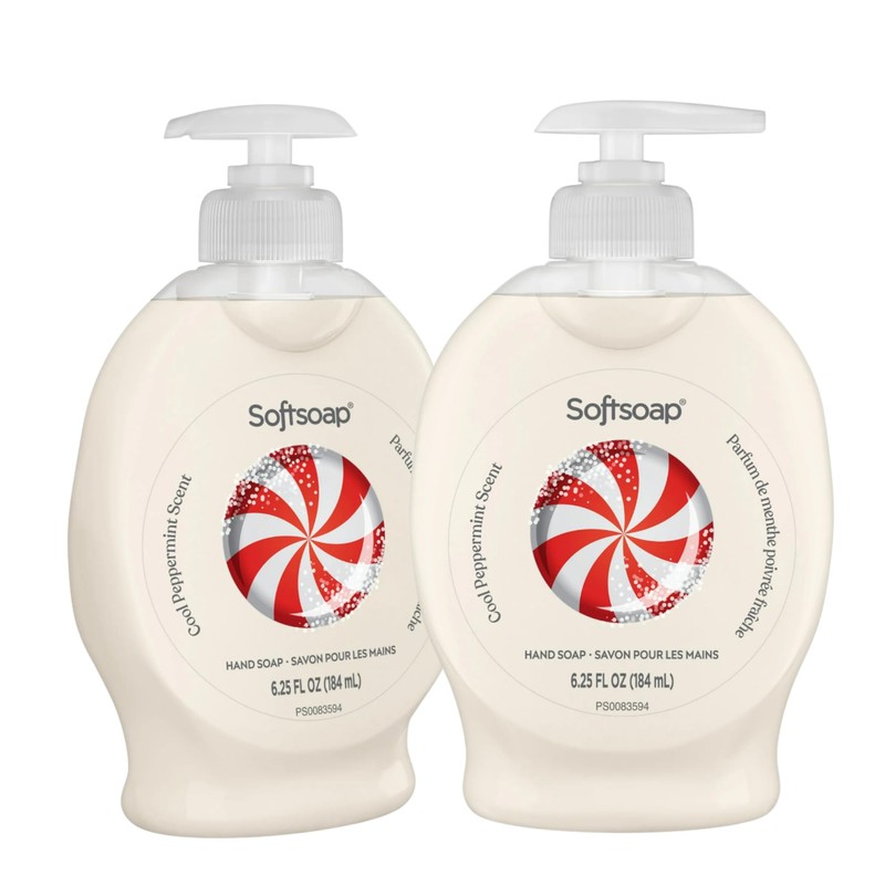 Softsoap Holiday Limited Edition Hand Soap Set, 6 Bottles, Gingerbread,