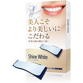 Whitening Shine White, 14 Day Supply, 28 Sheets, Whitening Sheets, Whitening, Teeth Care, Easy Home Whitening, Tooth Sheet, Toothpaste Tape, Teeth Yellowing