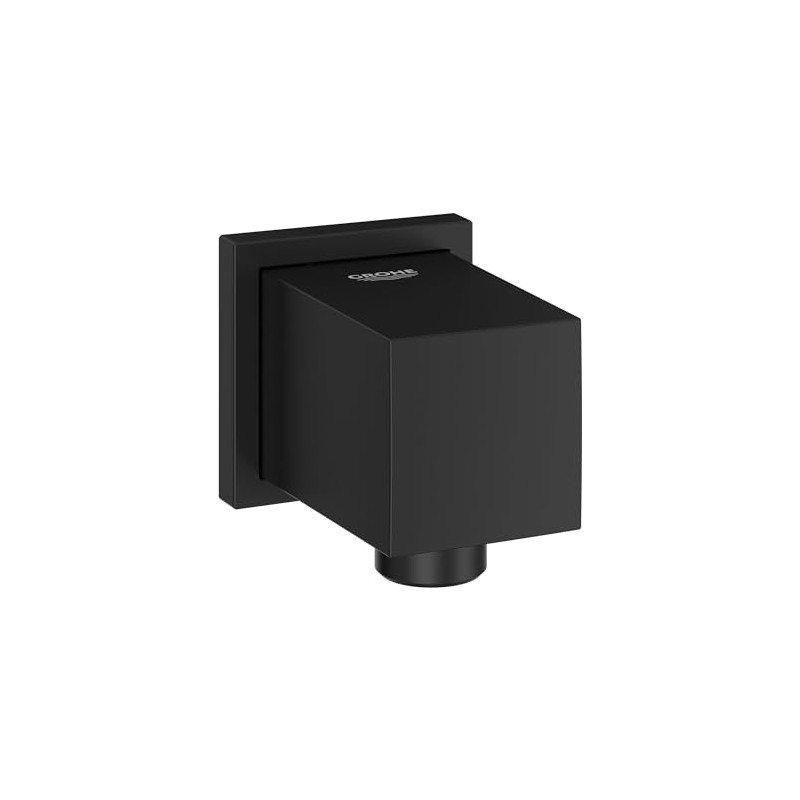 GROHE 266342430 Euphoria Shower Wall Union, Matte Black