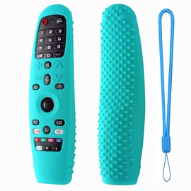 Silicone Case Cover for LG AN-MR600 / LG AN-MR650 / AN-MR18BA / AN-MR19BA LG AN-MR20GA Remote Control Silicone Protective Sleeve for LG Magic TV Remote Anti-Slip Case Skin(Mint Green)