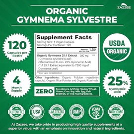 Gymnema orgánico Sylvestre Extra Strength
