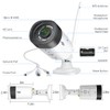 Hiseeu 2K Outdoor Security Camera Bullet, 2-Way Audio, 3MP Surveillance