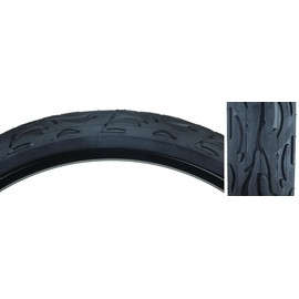 Sunlite Cruiser Flame Tires, 26"x 3.0", Black/Black