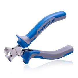 SPEEDWOX End Nipper, Gouring Nipper, Eating Cutter, End Cutter, CR-V Steel, Vertical Blade, Small, Lightweight, Micro, Spring Included, Cutting Tool, Chain, Fastener, Cutable, Precision Work, Forging, Professional, Hobby, Crafting Supplies, Accessories, 