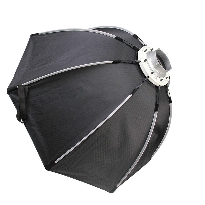 55cm Foldable 8-Pole Octagon Softbox with Soft Cloth Carrying Bag