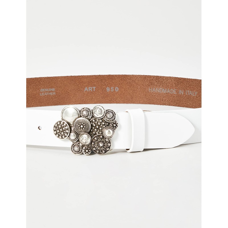 MGM Women's Coin Belt (Coin) - White (White 06), size: