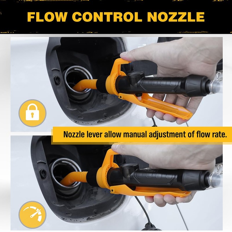 ELEAD Portable Battery Powered Pump - Electric Fuel/Water Transfer Pump