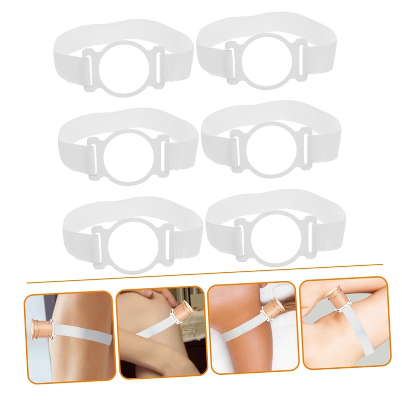 SAFIGLE 6Pcs Professional Moxa Straps Durable Moxa Bands for Portable