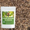 Natural Dried Banana Blossom - 2.0 oz, All-Natural Banana Flowers,