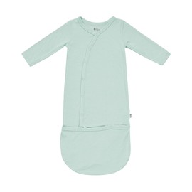 KYTE BABY Bundlers, Unisex Baby Sleeper Gowns, Rayon Made From Bamboo Material (Newborn, Sage)