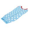 Dog Recovery Suit Blue Stars Pattern Prevents Licking Cotton Pet