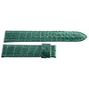 Locman Women's 16mm Green Alligator Leather Watch Band Strap Short