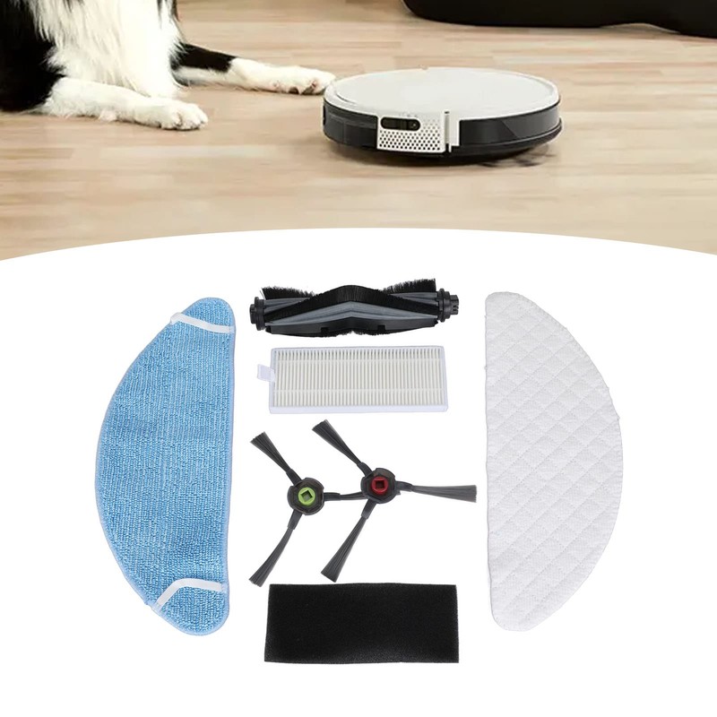 Vitdipy Sweeper Accessories Kit, Washable Rolling Brush Side Brush Filter