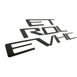 3D Raised Tailgate Inserts Letters Badges Emblems with Strong Adhesive Backing Compatible with Chevro do 2019 2020 2021 2022 2023 (Matte Black)