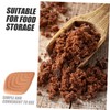 SHOWERORO Leaf Shape Brown Sugar Softener 6pcs Terracotta Sugar Keeper