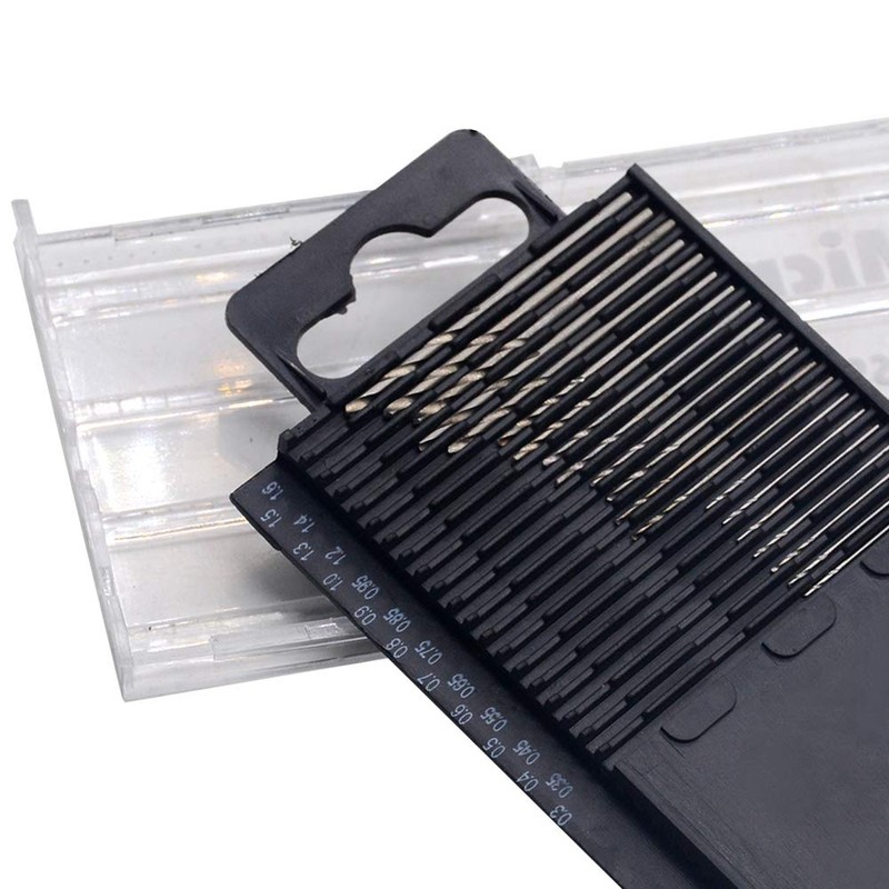 Mesee 20 Pieces HSS Mini Micro Drill Bit Set, 0.3-1.6mm