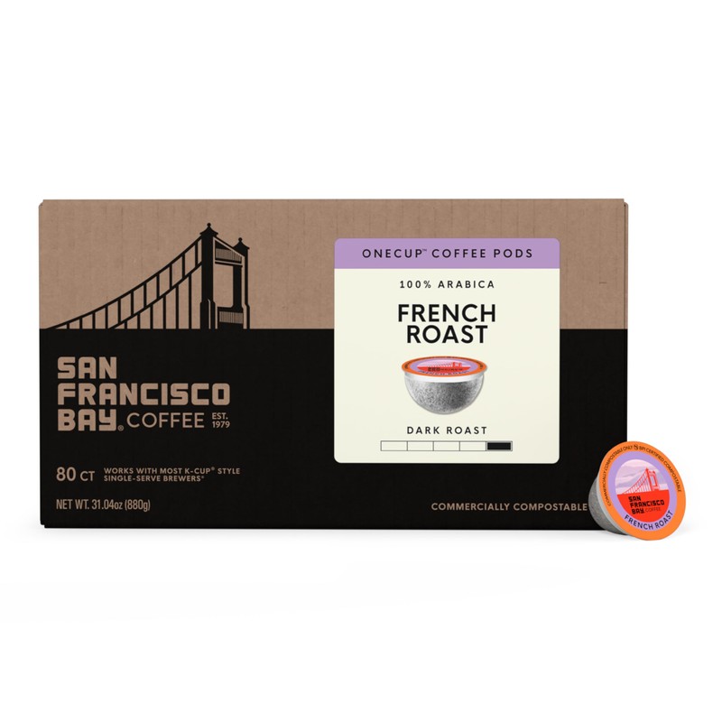 San Francisco Bay K-Cup Coffee Pods, French Roast (80 ct),