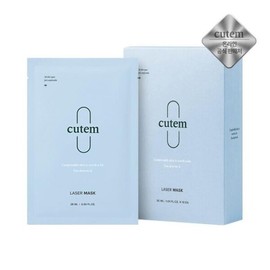 Q-Tem Laser Mask Set 28ml 10ea Moisture Soothing Sensitive Skin Moist Skin / 큐템 레이저 마스크 세트 28ml 10ea 수분진정민감피부촉촉한피부