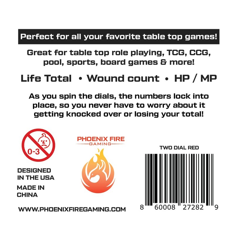 Life Counter / Wound Counter - Number dial - Two