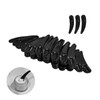100 PCS Cosmetic Spatulas, Black Mini Makeup Spatula and Skin