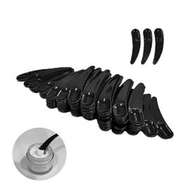 100 PCS Cosmetic Spatulas, Black Mini Makeup Spatula and Skin Spatula, Disposable Plastic Spatula for Cosmetics, Makeup Scoop for Skin Care Facial Cream Mask Sampling and Mixing