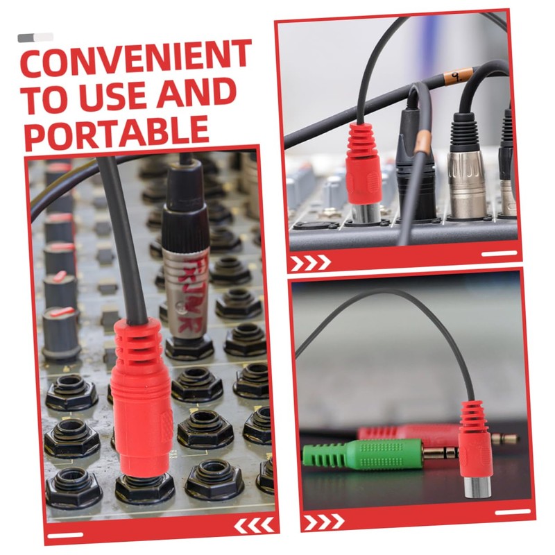 BESPORTBLE 2Pcs Audio Adapter Cable Midi Pin Connector Versatile Audio