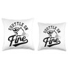 Shuttle On Fire Badminton Player Shuttlecock Badminton Sport Throw Pillow