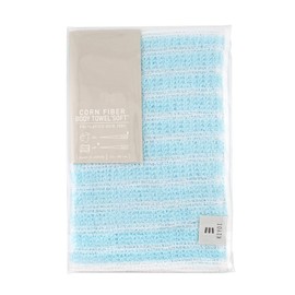 KIYOI Fluffy Marshmallow-like Foaming Corn Body Towel Fluffy (Blue)