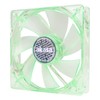 Akasa 120mm Quiet Bright Green Fan | Green LED Case